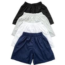 Kit 4 Short Tactel Masculino Bermuda Mauricinho Adulto - Produto Nacional