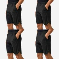 Kit 4 Shorts Bermuda Masculina Dry Fit Esportiva Leve com Bolsos Academia Dia a Dia Kit 4 Shorts Bermuda Masculina Dry Fit Esportiva Leve com Bolsos Academia Dia a Dia