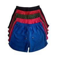 Kit 4 Shorts Canelado Feminino Bengaline Moda Verão Saida De Praia