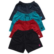 Kit 4 Shorts Moda Praia Plus Size Masculino Tactel G1 G2 G3 - Hyve