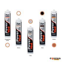 Kit 4 Silicone Acético Vedação Janelas Box Power Ved 280ml/256g Incolor Branco Cinza e Bronze