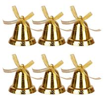 kit 4 sinos decoração natal Dourado