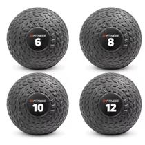 Kit 4 Slam Balls Texturizadas - 6kg, 8kg, 10kg e 12kg