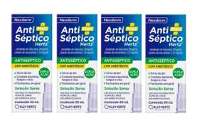 Kit 4 Solução Antisséptica Spray 50ml - Kley Hertz
