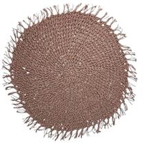 Kit 4 Sousplats Yoi Folk Rosa Vintage 38Cmx38Cm Kit 4 Sousplats Yoi Folk Rosa Vintage 38Cmx38Cm