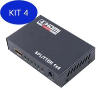 Kit 4 Splitter HDMI 1x4