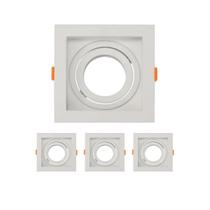 Kit 4 Spot De Embutir Recuado Direcionavel Par20 Brc Opus