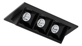 Kit 4 Spot Embutir Picco Triplo Orientável Interlight 4582