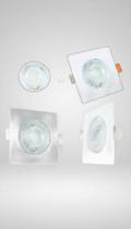 Kit 4 Spot Quadrado Embutir LED 7W Frio Kit 4 Spot Quadrado Embutir LED 7W Frio
