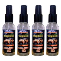 Kit 4 Spray Automotivo Madeiras Nobres Mogilandi 120ml