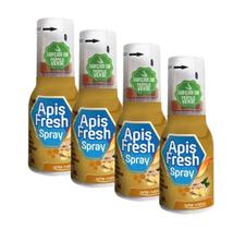 Kit 4 Spray Gengibre Com Mel E Própolis 35ml - Apis Fresh Kit 4 Spray Gengibre Com Mel E Própolis 35ml - Apis Fresh