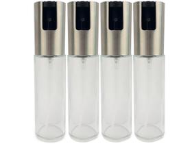 kit 4 Spray Pulverizador Borrifador Dosador Para Azeite Vinagre Frasco De Vidro Acabamento Aço Inoxidável kit 4 Spray Pulverizador Borrifador Dosador Para Azeite Vinagre Frasco De Vidro Acabamento Aço Inoxidável