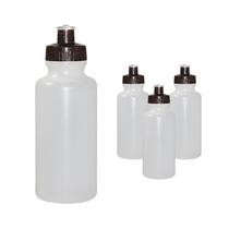 Kit 4 Squeezes 550Ml Tampa Fibra Coco Green
