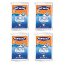 Kit 4 Sulfato De Aluminio 2kg Decantador Piscina Hidroazul Kit 4 Sulfato De Aluminio 2kg Decantador Piscina Hidroazul