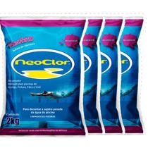 Kit 4 Sulfato De Alumínio Controle De Ph E Limpador Piscinas