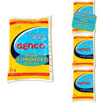 Kit 4 Sulfato de Alumínio Genco Decantador Clarificante Para Piscina Limpeza Tratamento Kit 4 Sulfato de Alumínio Genco Decantador Clarificante Para Piscina Limpeza Tratamento