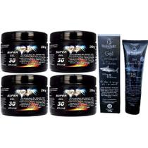 Kit 4 Super Gel 30 Ervas 250g + 1 Gel Cartilagem de Tubarão 150g