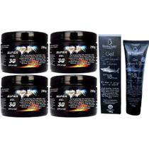 Kit 4 Super Gel 30 Ervas 250G + 1 Gel Cartilagem De Tubarão