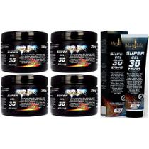 Kit 4 Super Gel 30 Ervas 250g + 1 Super Gel 30 Ervas 150g