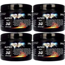 Kit 4 Super Gel 30 Ervas 250g Super Potencia Para Conforto