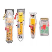 Kit 4 Super Máquinas Profissional Wmark Ng108 Ng208 Ng202 Ng987 Transparente Max Shaver Barbear Cort Kit 4 Super Máquinas Profissional Wmark Ng108 Ng208 Ng202 Ng987 Transparente Max Shaver Barbear Cort