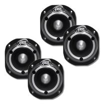 Kit 4 Super Tweeter Eros ETA 44 Trio Preto 300 Watts RMS 8 Ohms