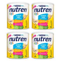 Kit 4 Suplemento Alimentar Nutren Kids Baunilha 350g cada
