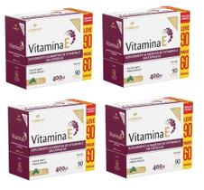 Kit 4 Suplemento Alimentar Vitamina E 90 Cps - La San Day