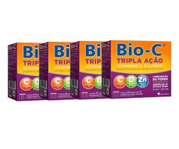 Kit 4 Suplemento Bio-C Tripla Ação 30 Comp - União Química