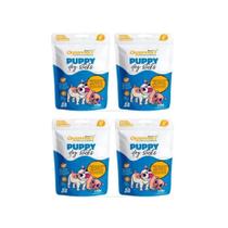 Kit 4 Suplemento Cães Puppy Dog Sticks Sachê 170g Organnact