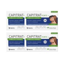 Kit 4 Suplemento Capitrat Forte+ Cabelos E Unhas 60 Cápsulas Kit 4 Suplemento Capitrat Forte+ Cabelos E Unhas 60 Cápsulas