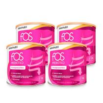 Kit 4 Suplemento Fos Rico Em Fibra Prebiotica Lata Maxinutri