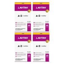 Kit 4 Suplemento Lavitan A-Z + Mulher 60 Comprimidos - Cimed