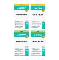 Kit 4 Suplemento Lavitan Memo Neuro 60 Comprimidos - Cimed