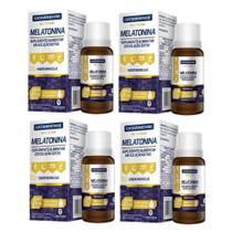 Kit 4 Suplemento Melatonina Gotas Maracujá 20mL Catarinense