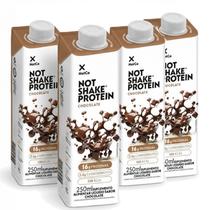 Kit 4 Suplemento NOT SHAKE Protein 16g Chocolate 250ml Kit 4 Suplemento NOT SHAKE Protein 16g Chocolate 250ml