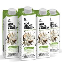 Kit 4 Suplemento NOT SHAKE Protein Baunilha c/ Coco 250ml