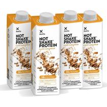 Kit 4 Suplemento NOT SHAKE Protein Café Caramelo 250ml