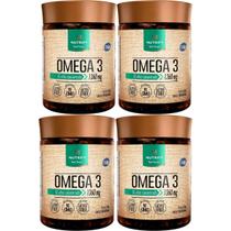 Kit 4 Suplemento Ômega 3 Tg 1361mg - 521mg Dha - Nutrify Kit 4 Suplemento Ômega 3 Tg 1361mg - 521mg Dha - Nutrify