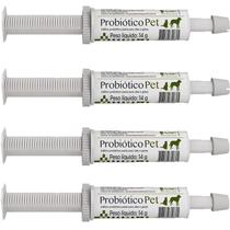 Kit 4 Suplemento Probiótico Pet 14gr Avert Para Cães E Gatos