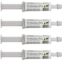 Kit 4 Suplemento Probiótico Pet 14gr Avert Para Cães E Gatos