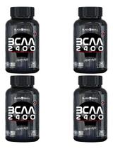 Kit 4 Suplementos Em Tablete Bcaa Em Pote Black Skull