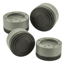 Kit 4 Suporte Anti Vibração Almofada Pé Nivelador Sapata Amortecedor de Borracha Pezinho Máquina