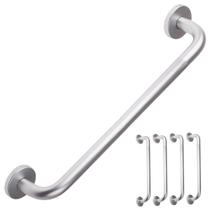 Kit 4 Suporte Barra Apoio Idoso Toalheiro Inox 3cm 63cm