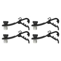 Kit 4 Suporte De Bateria Clamp Para Microfonar Bateria E Percussão CSR