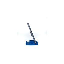 Kit 4 suporte de mesa pra celular universal quadrado azul