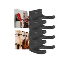 Kit 4 Suporte De Parede Para Guitarra Universal Em Plástico Resistente Com Fixação Por Parafuso - Kit 4 Suporte De Parede Para Guitarra Universal Em Plástico Resistente Com Fixação Por Parafuso -