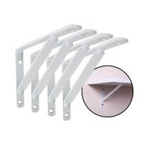 Kit 4 Suporte Mão Francesa Para Sustentar Prateleira 30Cm Kit 4 Suporte Mão Francesa Para Sustentar Prateleira 30Cm