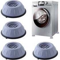 Kit 4 Suporte Máquina Lava Roupa Secadora Fogão Geladeira