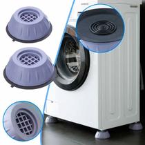 Kit 4 Suporte Máquina Lava Roupa Secadora Geladeira Fogão